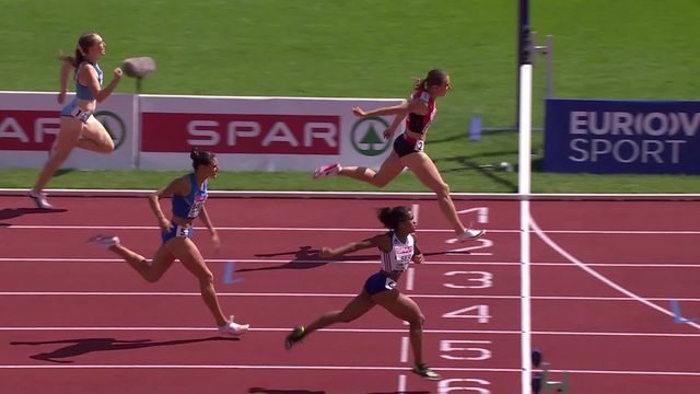 Athlétisme, 400m haies dames: la série de Annina Fahr (SUI) [RTS]