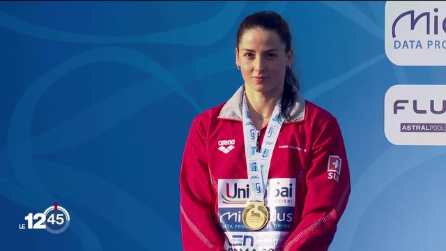 Natation: Exploit de la Zurichoise Lisa Mamié, en or au 200m brasse des Championnats européens à Rome [RTS]