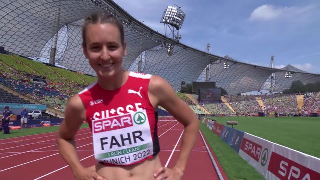Athlétisme, 400m haies, 1-2 finales: Annina Fahr (SUI) éliminée [RTS]