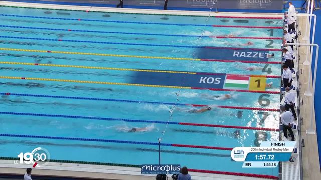 Championnats d'Europe de natation: la Suisse époustouflante [RTS]