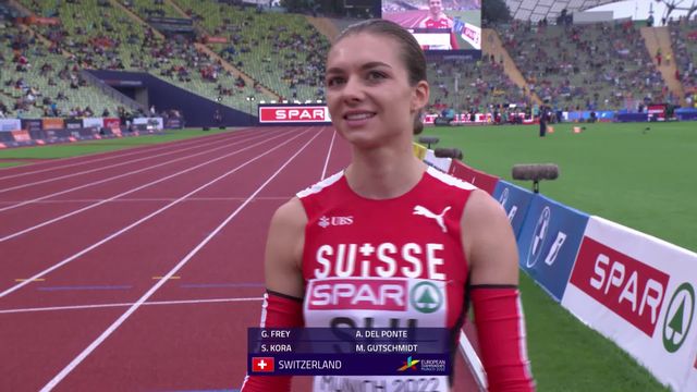 Athlétisme, 4x100m dames: le relais suisse éliminé en demi-finales [RTS]