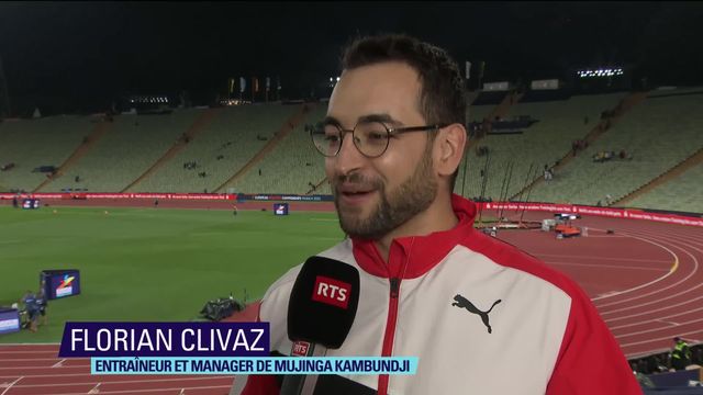 Athlétisme: l’entraineur de Kambundji Florian Clivaz à l’interview [RTS]