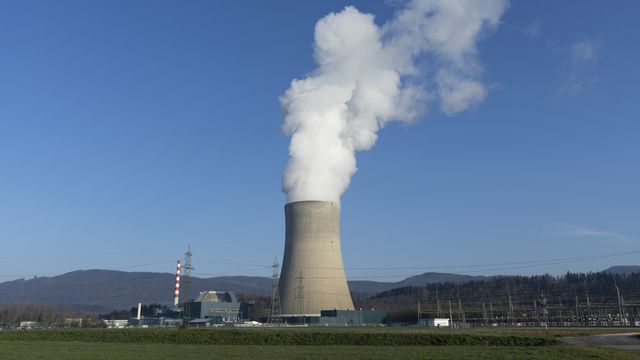 La centrale nucléaire de Gösgen, dans le canton de Soleure. [Gaetan Bally - Keystone]