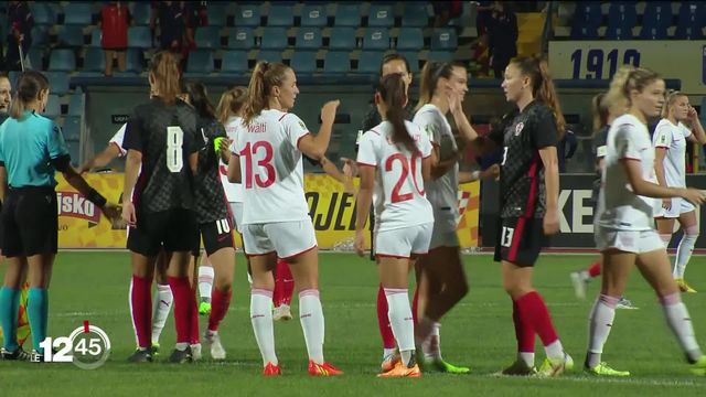 La Suisse s'impose 2-0 face à la Croatie dans le cadre des éliminatoires de la Coupe du monde de football féminin [RTS]
