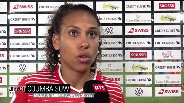 Groupe G, Suisse – Moldavie (15-0) : l’interview de Coumba Sow [RTS]