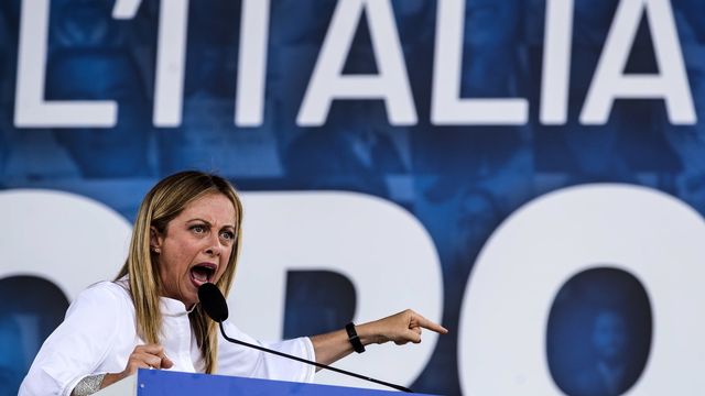 Giorgia Meloni, l'étoile montante de l'extrême droite italienne [AFP]