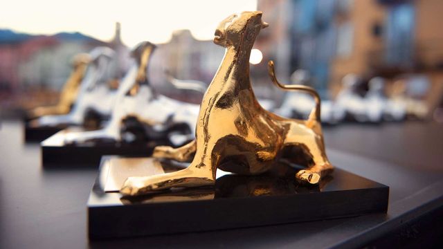 La fameuse statuette du Léopard, récompense décernée au Festival du film de Locarno. [Locarno Film Festival  - DR]