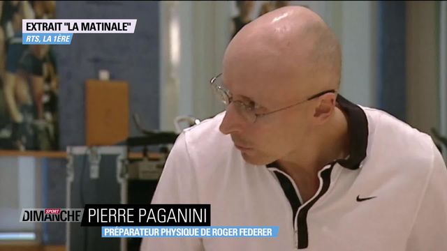 Retraite de Roger Federer: Pierre Paganini, préparateur physique de Roger Federer [RTS]