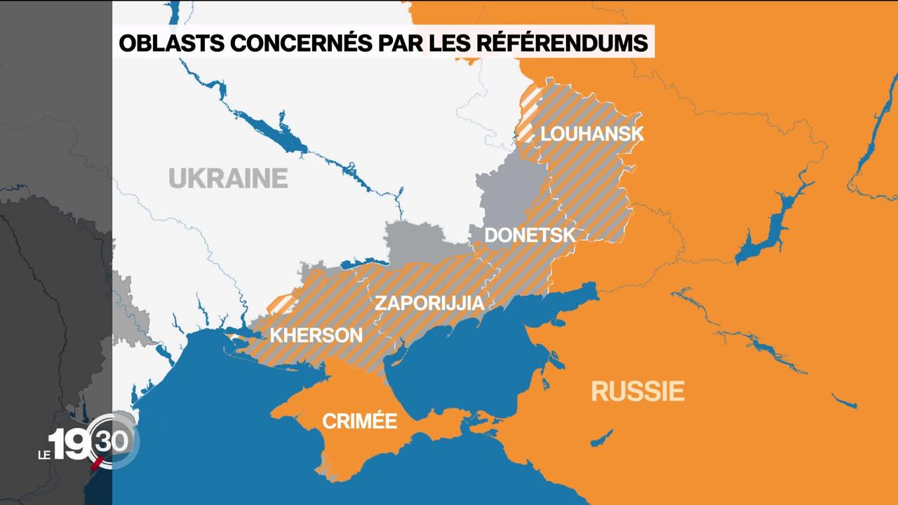 Les séparatistes prorusses annoncent des référendums d'autodétermination dans l'est et le sud de l'Ukraine [RTS]