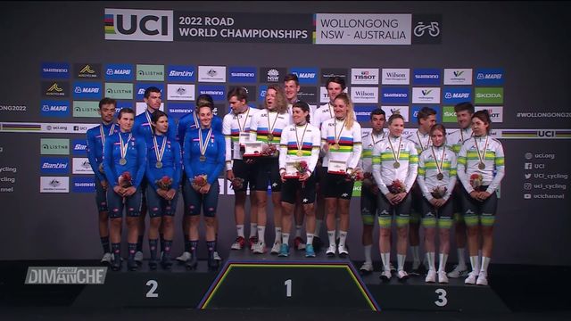 Cyclisme - Championnats du monde, relais mixte: Retour sur la médaille d'or suisse [RTS]
