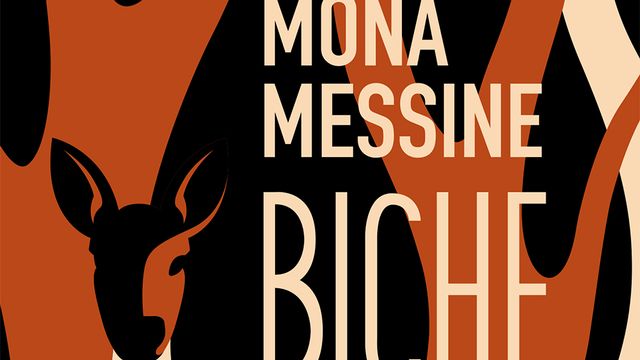 La couverture du livre "Biche" de Mona Messine. [Livres Agités]