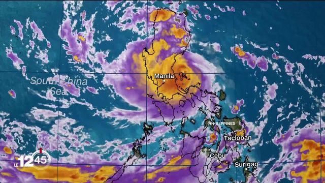Une vingtaine de typhons touchent chaque année les Philippines et le phénomène s'aggrave avec le réchauffement climatique [RTS]