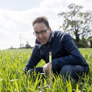 Marcel van der Heijden, chercheur à l'Agroscope [Ennio Leanza - Keystone]