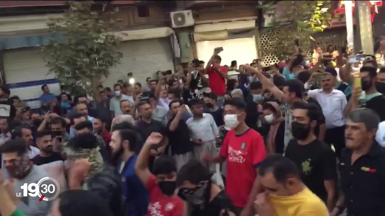 Répression brutale d'un mouvement de contestation en Iran. Les autorités ont bloqués les réseaux sociaux [RTS]