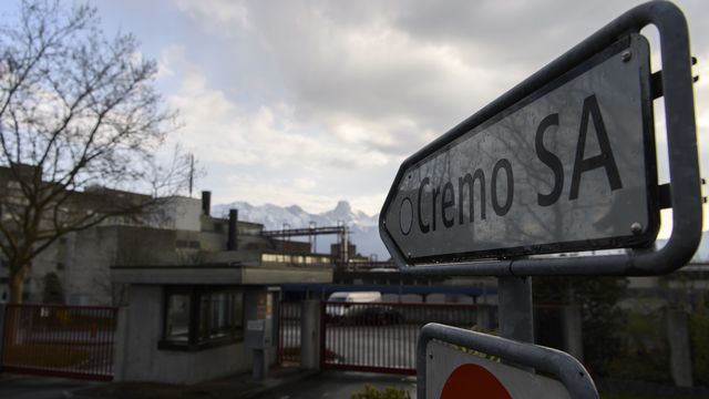Cremo avait déjà annoncé la fermeture de son site de Steffisburg (BE) en 2021. [Anthony Anex - Keystone]