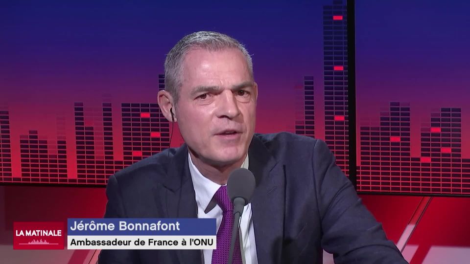 The guest of La Matinale (video) - Jérôme Bonnafont, Ambassador of France to the UN [RTS]