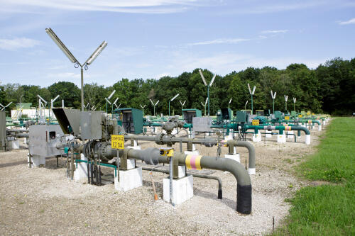 The Etrez gas storage site. [Storengy - DR]