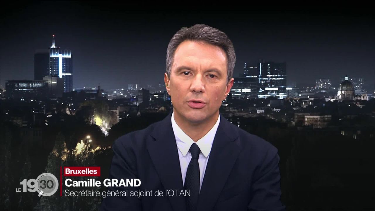 L'interview: Camille Grand, secrétaire général adjoint de l'OTAN, revient sur la guerre en Ukraine et le rôle de l'Alliance [RTS]