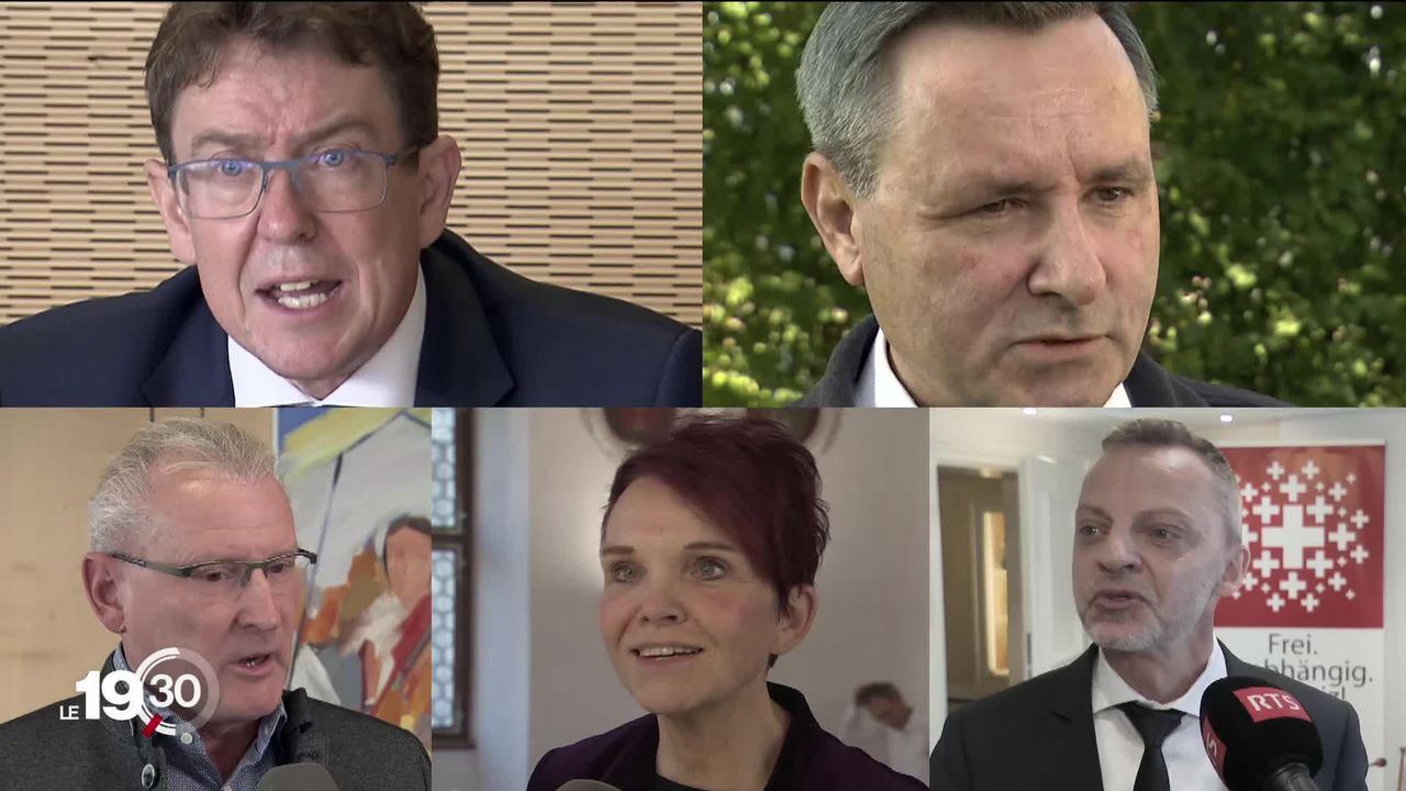 Cinq candidats UDC espèrent succéder à Ueli Maurer au Conseil fédéral. Présentations [RTS]