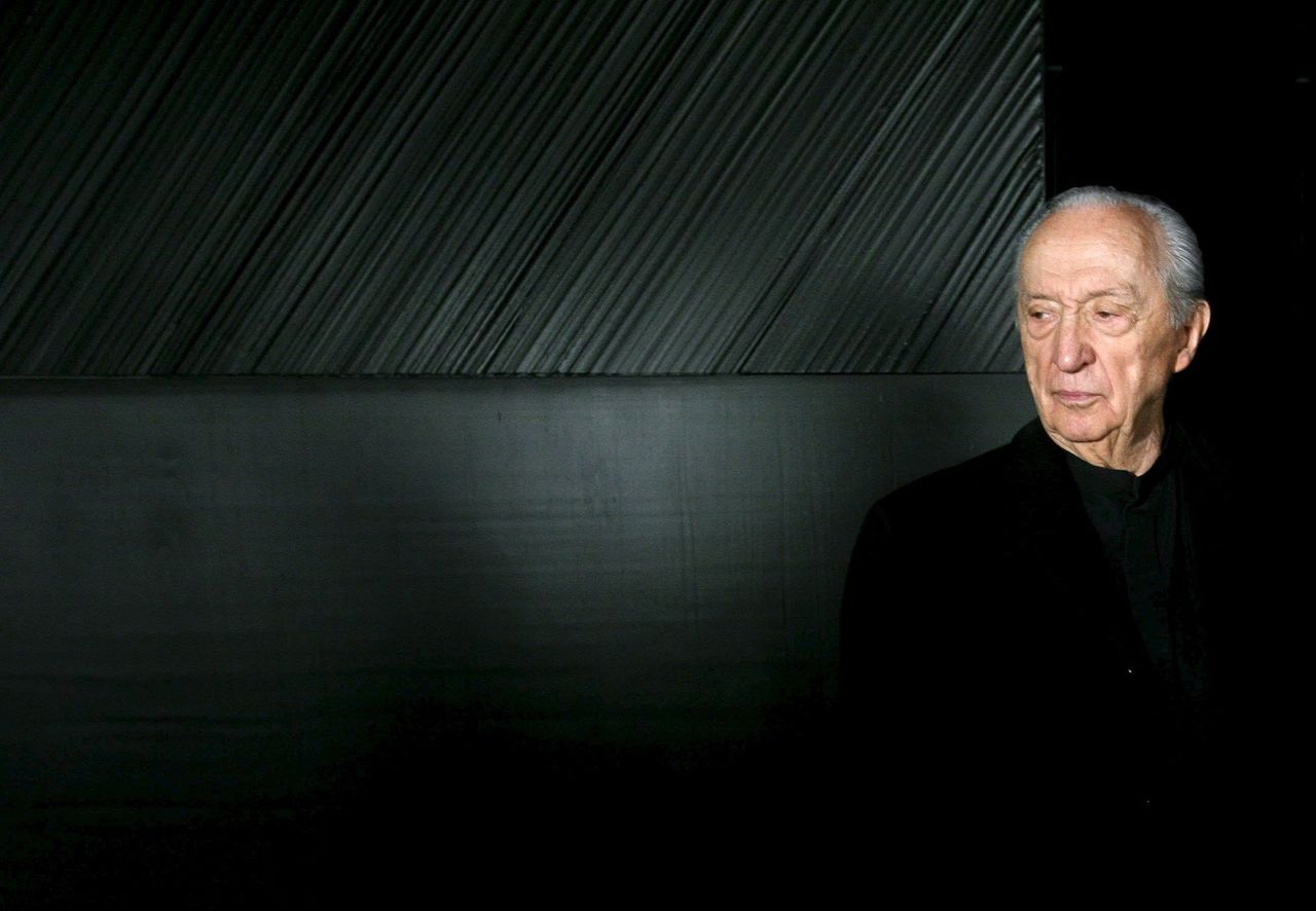 The painter Pierre Soulages died at 102 years old. [Kai Foersterling - EPA/Keystone]