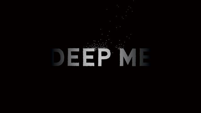 La couverture de la BD "Deep me" de Marc-Antoine Mathieu. [Editions Delcourt]