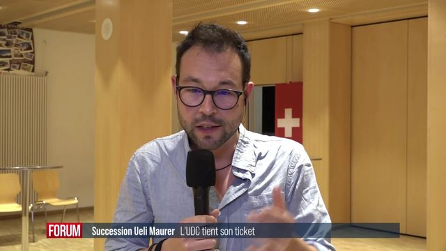 Succession Ueli Maurer: l'UDC tient son ticket [RTS]