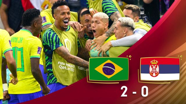 Gr. G, Brésil - Serbie (2-0): les meilleurs instants du succès brésilien