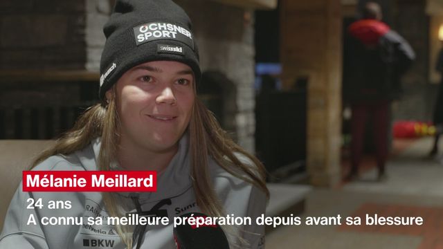 Ski alpin: "J'espère que les résultats vont venir à un moment" (Mélanie Meillard) [RTS]
