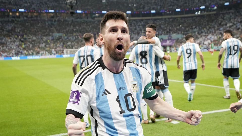 Lionel Messi a sonné le réveil des Argentins. [Ariel Schalit - Keystone]