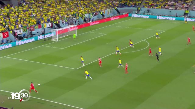 Coupe du Monde de football : la Suisse s'incline 1 à 0 face au Brésil [RTS]