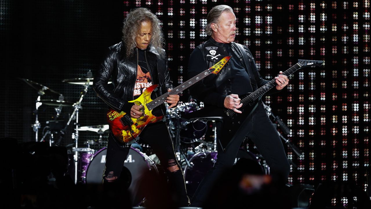Le groupe de heavy metal américain Metallica a dévoilé lundi un nouvel album qui sortira en avril prochain, avant une grande tournée en Europe et en Amérique du Nord. [Tiago Petinga  - Keystone]