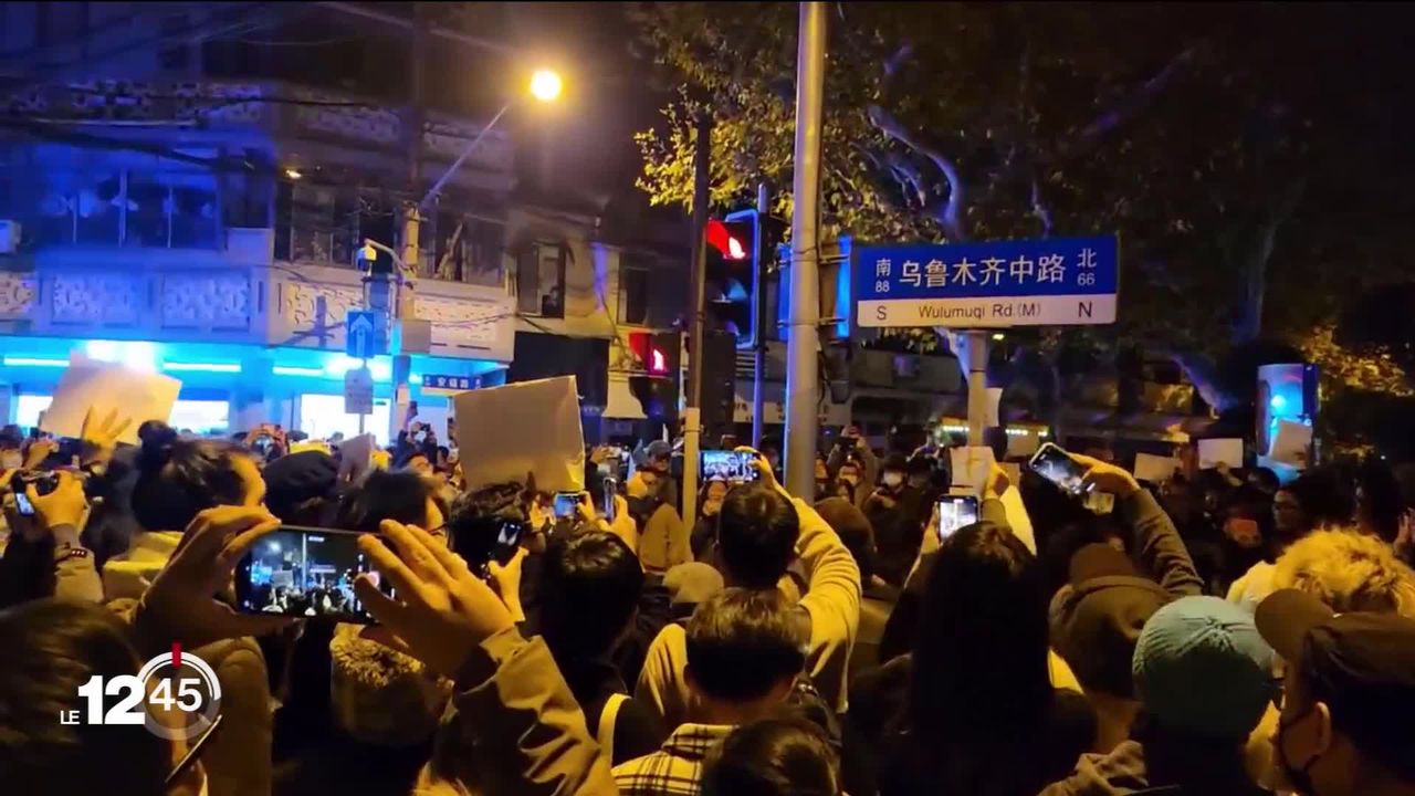 La contestation monte en Chine contre les confinements et la politique zéro Covid du gouvernement [RTS]