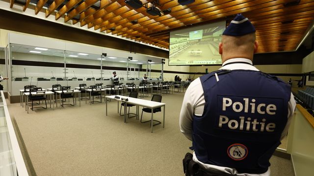 Le procès des attentats terroristes de 2016 s'est ouvert à Bruxelles. [Stéphanie Lecocq - EPA]