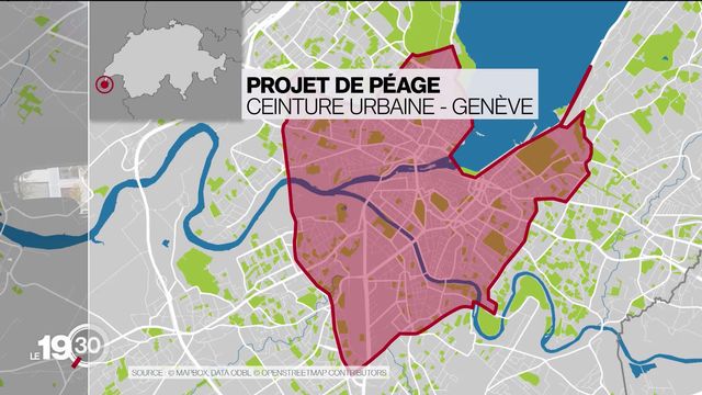 A Genève, le projet de péage urbain pour réduire les bouchons divise [RTS]