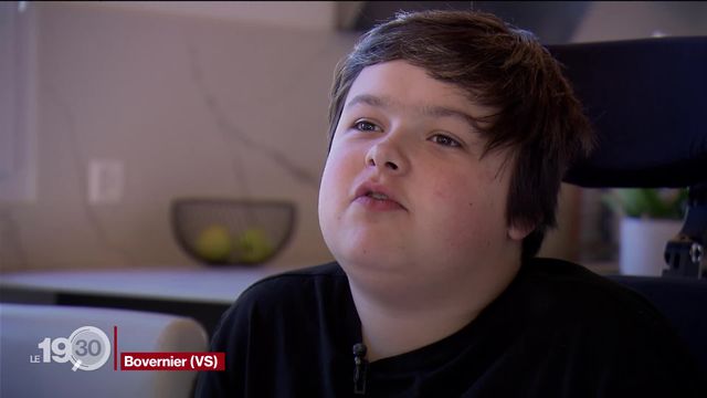 À 14 ans, Aaron Bourgeois place ses espoirs dans le Téléthon pour soigner sa maladie rare, la myopathie de Duchenne [RTS]