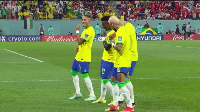 Brésil-Corée du Sud (4-1): le résumé d’une rencontre scellée en une mi-temps [RTS]