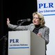 Jacqueline De Quattro lors du congrès du PLR Vaud à Savigny, 08.12.2022. [Jean-Christophe Bott - Keystone]