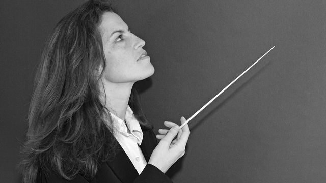 La cheffe Graziella Contratto, directrice du Mythen Ensemble Orchestral. [www.graziellacontratto.com - www.graziellacontratto.com]