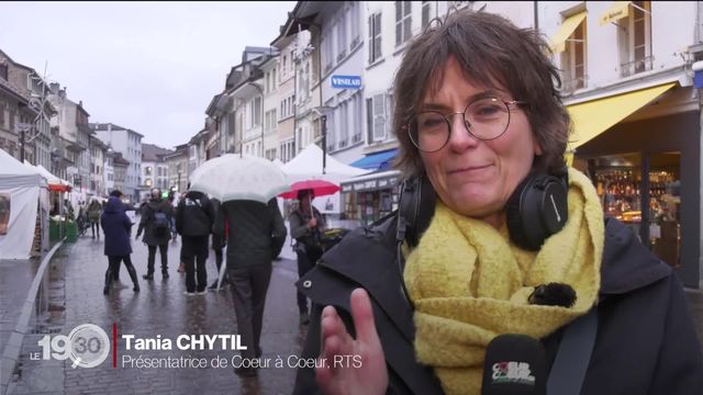 Après une année d’absence, l’émission "Cœur à Cœur" est de retour sur les routes de Suisse romande pour récolter des dons en faveur des enfants [RTS]
