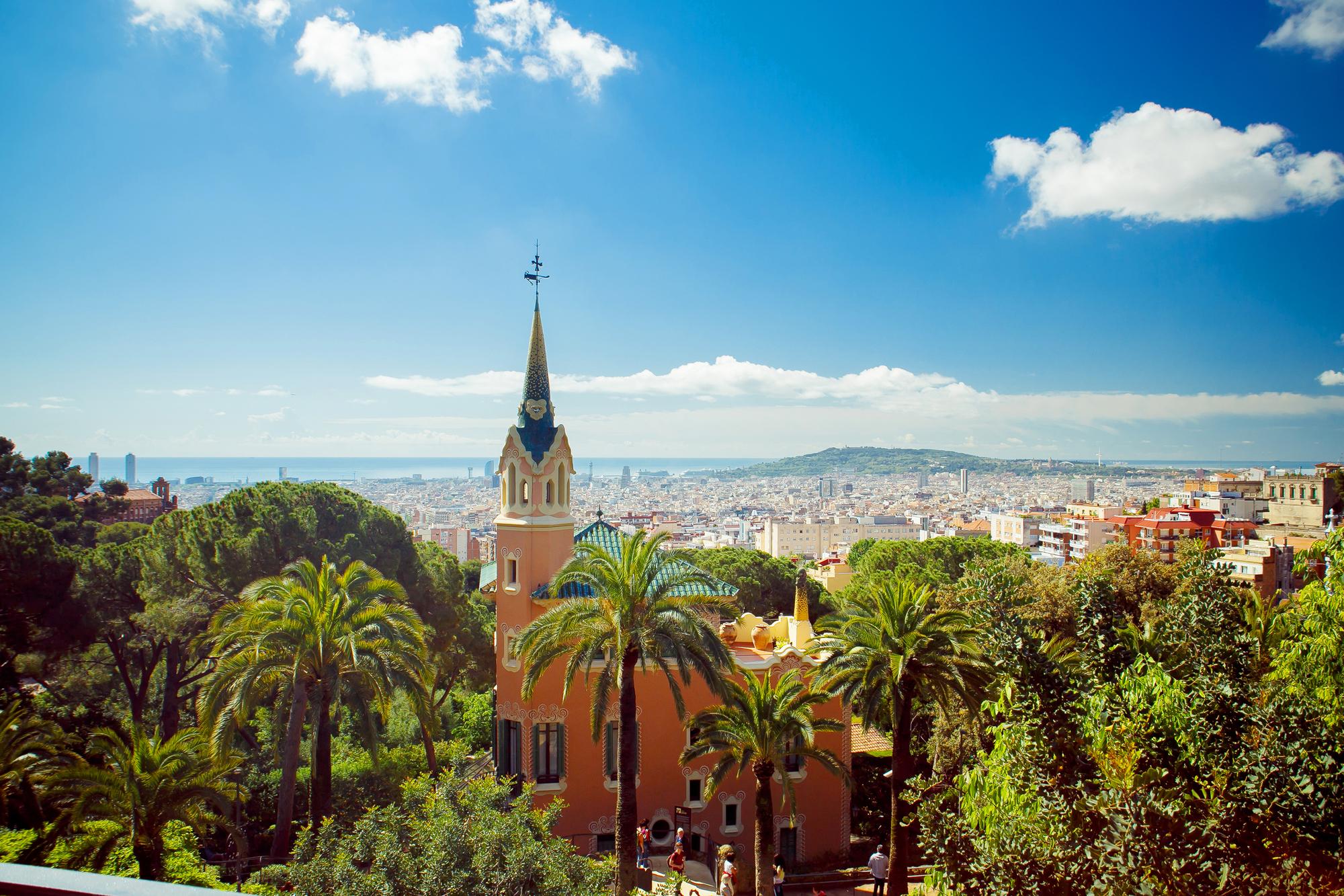 Le Musée Antoni Gaudi dans le Parc Guell à Barcelone
