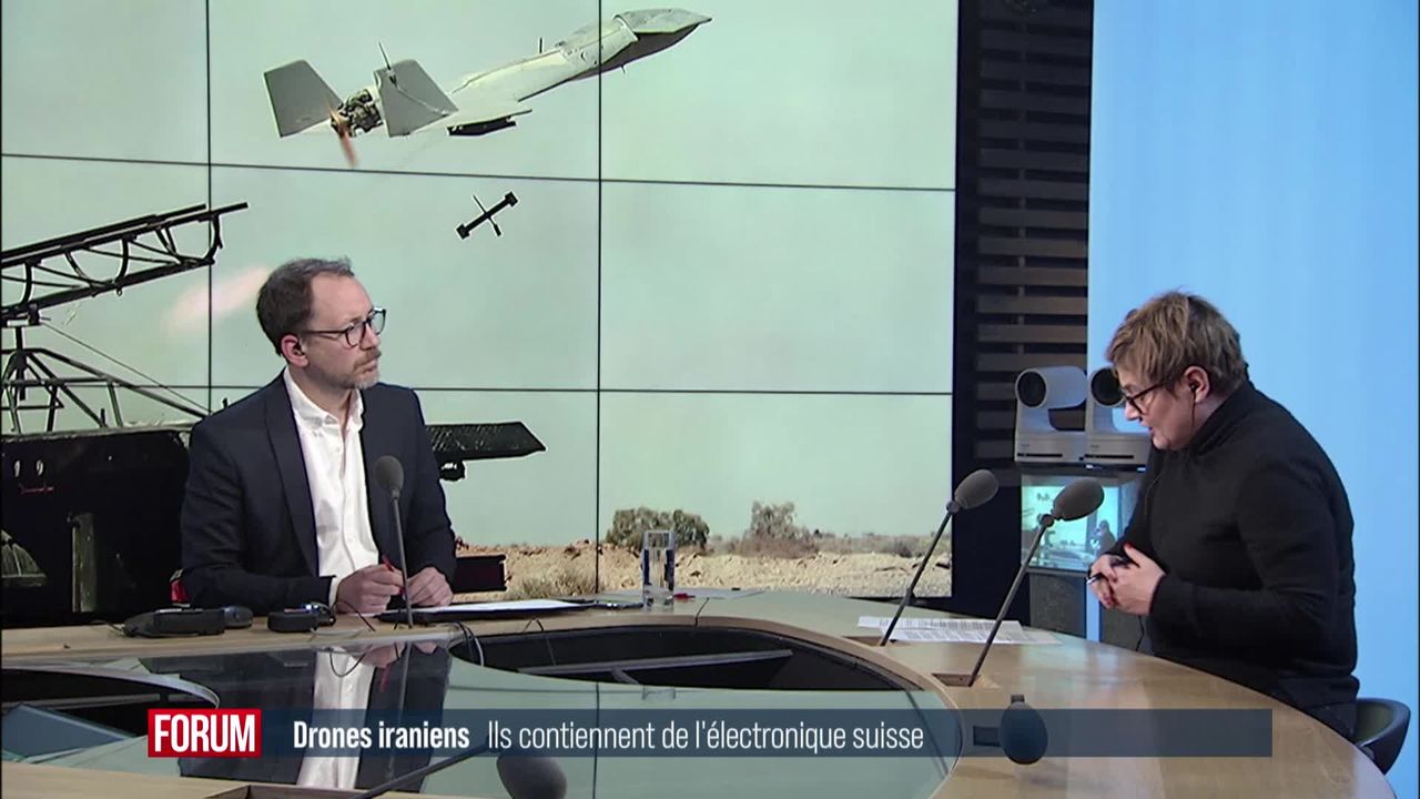 Un drone iranien abattu en Ukraine contient de l'électronique suisse [RTS]