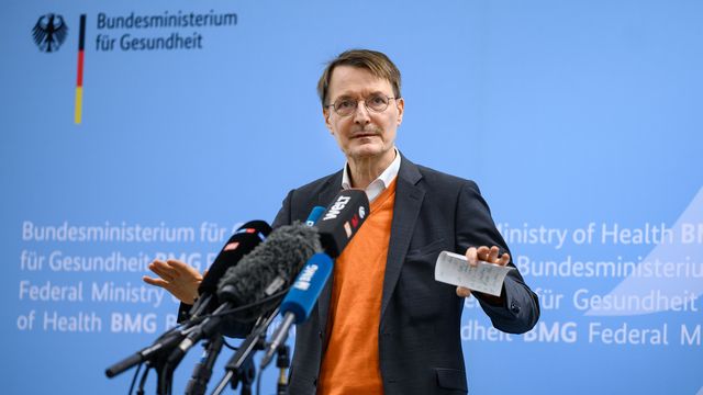 Le ministre allemand de la Santé Karl Lauterbach. [Bernd von Jutrczenka - Keystone]