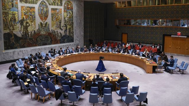 Le Conseil de sécurité de l'ONU le 05 janvier 2023. Image d'illustration. [AP Photo/Seth Wenig - Keystone]