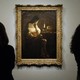 Le tableau "La Madeleine à la veilleuse" de George De La Tour au Grand-Palais de Paris lors d'une exposition en 2005. [Eric Feferberg - AFP]