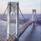 Le pont Verrazzano à New York. [Craig Fruchtman / Anadolu Agency - AFP]