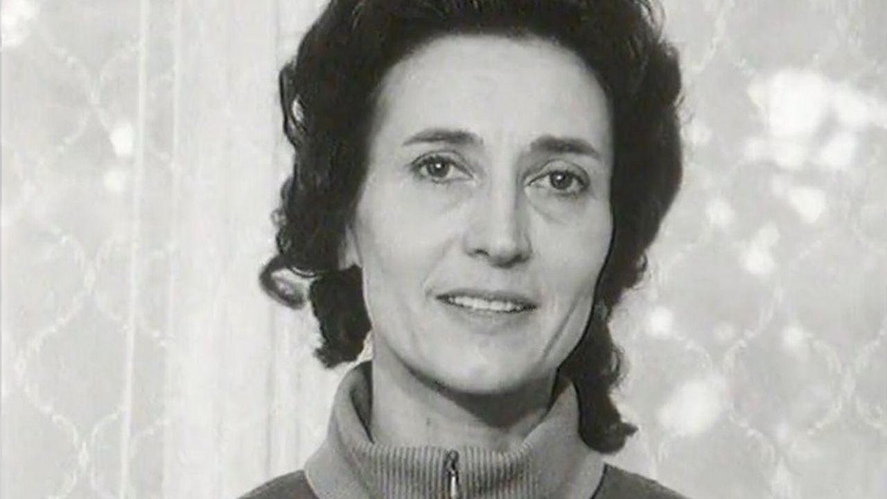 La comédienne et femme de radio Mousse Boulanger en 1969. [RTS]