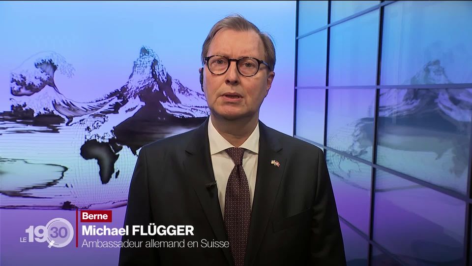 Michael Flügger, ambassadeur allemand en Suisse, commente l’envoie de chars lourds en Ukraine [RTS]