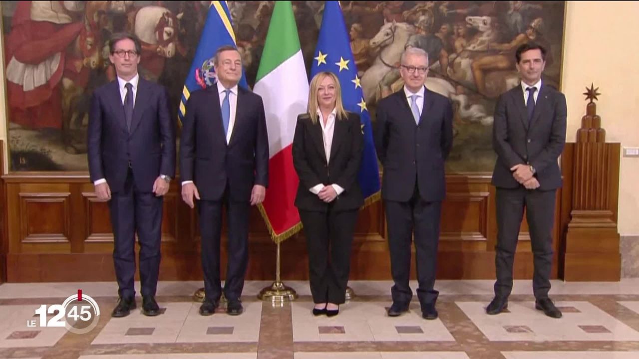 Sondages favorables pour Giorgia Meloni après 100 jours à la tête du gouvernement italien. [RTS]