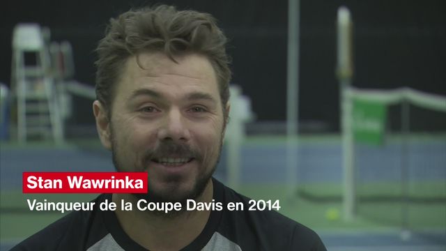 Coupe Davis: "C'est toujours très agréable de jouer en équipe" (Stan Wawrinka) [RTS]