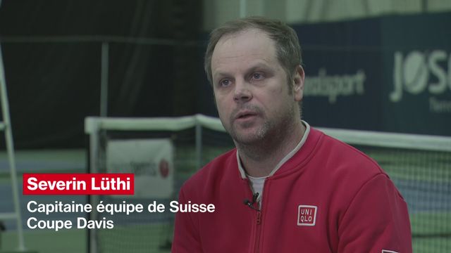 Coupe Davis: "C'est une chance incroyable d'avoir Stan dans l'équipe" (Severin Lüthi) [RTS]